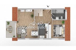 Wohnung kaufen in 71154 Nufringen, Maisonette-Wohnung mit Südbalkon - Provisionsfrei!