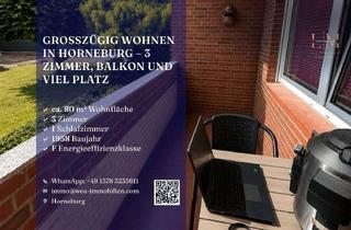 Wohnung mieten in 21640 Horneburg, Großzügig wohnen in Horneburg – 3 Zimmer, Balkon und viel Platz