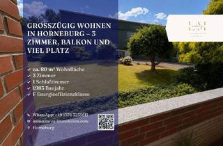 Wohnung mieten in 21640 Horneburg, Großzügig wohnen in Horneburg – 3 Zimmer, Balkon und viel Platz