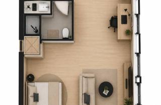 Wohnung mieten in Feldstraße, 09648 Mittweida, 1-Raum-Appartement mit EBK neben der Hochschule in Mittweida