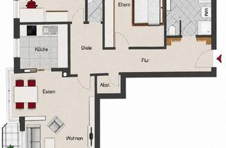 Wohnung kaufen in 94137 Bayerbach, Bayerbach - Helle 3-Zimmer-Erdgeschosswohnung in Bayerbach