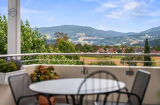 Wohnung kaufen in 79252 Stegen, Wohnen in oberster Etage mit unverbaubarem Panoramablick über Freiburg bis zu den Vogesen!