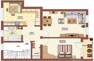 Wohnung mieten in 85276 Pfaffenhofen, 2 ZKB mit Abstellraum & Balkon ++ Wohnen in zentraler Lage in Pfaffenhofen ++ OG ++ ca. 65 m² Wfl.
