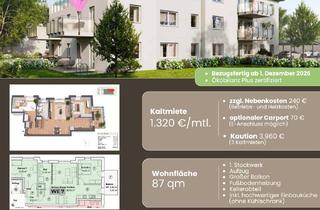 Wohnung mieten in Am Siechhaus 2a, 91301 Forchheim, 3-Zimmer Neubau-Wohnung in Forchheim (Erstbezug)