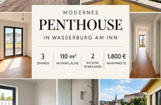 Penthouse mieten in Bahnhofsplatz, 83512 Wasserburg, Modernes Penthouse mit drei Zimmern in Wasserburg am Inn