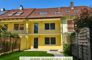 Haus mieten in 85764 Oberschleißheim, Platz für Familie & Homeoffice – renoviertes Reihenhaus mit sonnigem Südgarten und Einzelgarage