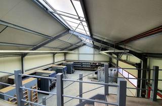 Gewerbeimmobilie kaufen in Amelunxenstraße 62, 48167 Wolbeck, Hochwertige Gewerbehalle mit Büro, Küche, PV, Ladesäule und Stellplätzen in Münster-Wolbeck