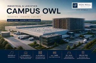 Anlageobjekt in 33100 Paderborn, INDUSTRIAL & LOGISTICS CAMPUS OWL40.000 m² Industrie-, Produktions- und Logistikflächen