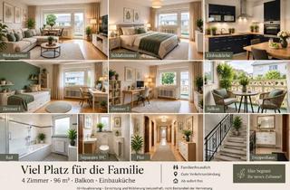 Wohnung mieten in 96317 Kronach, 4-Zimmer-Wohnung in Kronach-Gundelsdorf 96 m² Balkon Einbauküche sofort frei