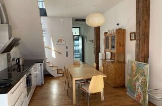 Lofts mieten in Hafenstraße 31, 68159 Mannheim, Exklusives, möbliertes 2-Zimmer-Industrieloft im Kulturdenkmal Kaufmannmühle mit zwei Terrassen