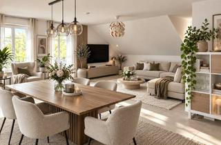 Wohnung mieten in 90763 Südstadt, HEGERICH: Helle Dachgeschosswohnung mit großzügigem Wohnbereich und Balkon