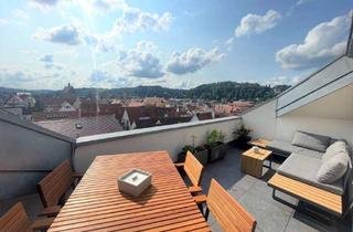 Penthouse mieten in Königsturmstraße 33, 73525 Schwäbisch Gmünd, Penthouse-Maisonette über der Altstadt — 145 m², Dachterrasse, Klimaanlage, Aufzug, 2 TG-Plätze