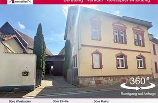 Einfamilienhaus kaufen in 55288 Schornsheim, Schornsheim: Charmantes Einfamilienhaus mit Scheunen und großem Innenhof