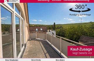 Wohnung kaufen in 65343 Eltville, Top 2 ZKB-Eigentumswohnung mit sonnigem Balkon und Weinbergsblick in zentraler, dennoch ruhiger Lage