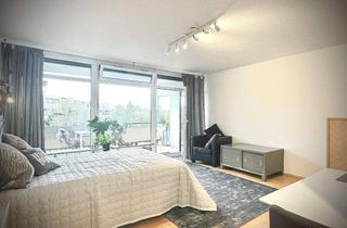Immobilie mieten in Alte Allee 78a, 81245 München, Vollmöbliertes 1-Zimmer-Apartment in modernem Skandi-Style mit großer Loggia.