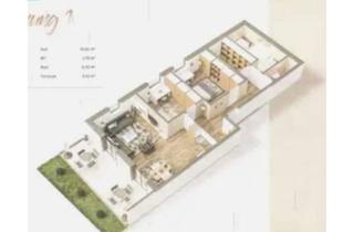 Wohnung mieten in Herbststraße, 84061 Ergoldsbach, Ergoldsbach - 3-Zi.-EG-Wohnung mit 2 Terrassen und eine Einbauküche