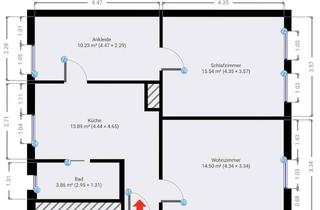 Wohnung mieten in Bahnhofstraße 29/31, 99842 Ruhla, Attraktive 2,5 Zimmer Wohnung, mit Einbauküche und Gartenparzelle