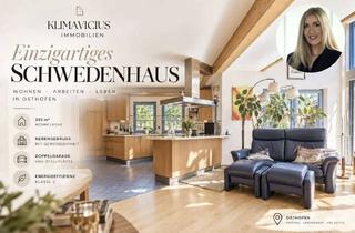 Haus kaufen in 67574 Osthofen, Einzigartiges Schwedenhaus mit Galerie & Gebäude mit Gewerbe & Einliegerwohnung