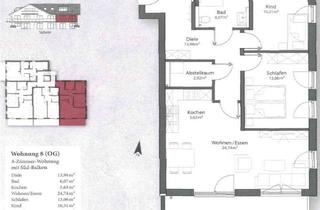 Wohnung mieten in Menkinger Weg 14, 86830 Schwabmünchen, Wohnen am Park: Drei-Zimmer-Wohnung in Schwabmünchen