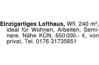 Loft kaufen in 74653 Künzelsau, Einzigartiges Lofthaus, Wfl. 240 m², ideal für Wohnen, Arbeiten,