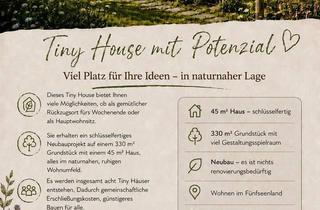 Haus kaufen in 01968 Senftenberg, Senftenberg - 45 m² Tiny House,330m² Grundstück, Senftenberg schlüsselfertig