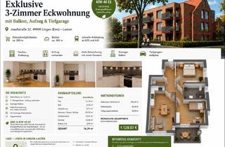 Wohnung mieten in Josefstraße 32, 49809 Lingen, 3-Zimmer-Wohnung in Lingen