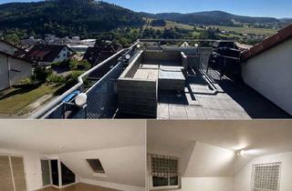 Wohnung mieten in 72270 Baiersbronn, Moderne 3,5-Zimmer-Dachgeschosswohnung mit Aufzug, Garage & Stellplatz in Baiersbronn
