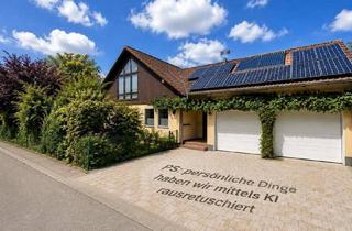 Haus kaufen in 85235 Odelzhausen, Haus (EFH auf 1052m² Grund) separater ELW auf traumhaften Grundstück, Doppelgar., Baumh. & Seilbahn