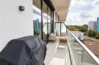 Wohnung mieten in 68167 Neckarstadt, Außergewöhnliche High-End-Wohnung mit XXL-Glasfront, Balkon & Fitnessstudio