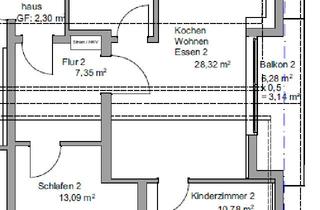 Wohnung mieten in 79312 Emmendingen, Erstbezug nach Kernsanierung – moderne 3-Zimmer-Dachgeschosswohnung mit Balkon und Einbauküche