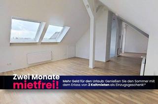 Wohnung mieten in Riedestraße, 38102 Braunschweig, KEIN HITZE-, ABER 2 NKM FREI: Besonders geschnittene 2-Zimmer-Dachgeschosswohnung mit Badewanne