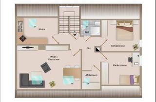 Wohnung kaufen in 38446 Wolfsburg, Wolfsburg - Sanierte 3-Zimmer-Dachgeschosswohnung mit neuer Einbauküche
