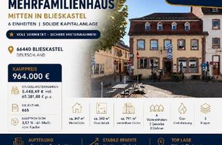 Mehrfamilienhaus kaufen in 66440 Blieskastel, Blieskastel - ** Zwei Immobilien- 6 Einheiten. Eine starke Kapitalanlage **