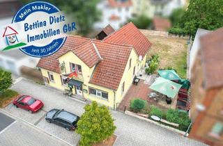 Gewerbeimmobilie kaufen in 64832 Babenhausen, DIETZ: Wohn- und Geschäftshaus am Babenhäuser Bahnhof mit Biergarten und weiterem Baugrundstück!