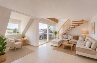 Wohnung kaufen in 54311 Trierweiler, Wohnen wie im Haus: Einzigartige Dachgeschosswohnung mit privatem Garten in Trierweiler