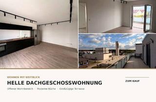 Wohnung kaufen in 50171 Kerpen, 2-Zimmer-Dachgeschosswohnung mit umlaufender Dachterrasse & Stellplatz in Kerpen Manheim