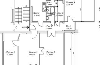 Wohnung kaufen in 10587 Charlottenburg, Kapitalanlage in A Lage Berlin -Charlottenburg | Vermietete 4-Zimmer-Altbauwohnung