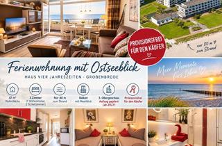 Wohnung kaufen in 23775 Großenbrode, Meer vor der Tür! Gepflegte möblierte 2 Zimmer-Wohnung mit Südbalkon & Ostseeblick in Großenbrode
