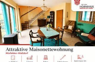 Wohnung kaufen in 64546 Mörfelden-Walldorf, Maisonette, zwei Ebenen und Balkon