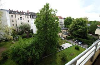 Wohnung kaufen in 04275 Südvorstadt, Wohnen wie im Haus: 5 Zimmer mit Gartenparadies mitten in der Südvorstadt