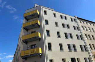 Wohnung mieten in Jacobstraße 23, 06110 Halle, Exklusive 6 - Raumwhg. mit EBK, Fußbodenheizg, Wanne & Dusche, Klimaanlage, Balkon und Dachterrasse!