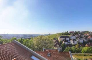 Wohnung mieten in Rotenberger Steige 12, 70327 Untertürkheim, Helle 3-Zi.-DG-Wohnung (103 m²) mit EBK, Garten, Klimaanlage, Aussicht und ebenerdigem Zugang