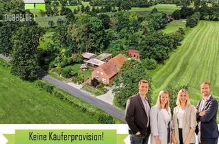 Haus kaufen in 26629 Großefehn, Großefehn: Sanierungsbedürftiges Fehnhaus in Alleinlage auf einem Hektar Land