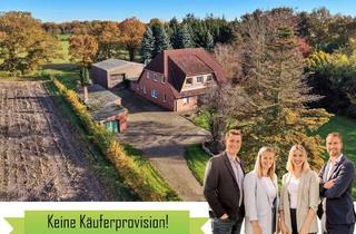 Haus kaufen in 26689 Apen, Wohnhaus mit Halle auf großem Grundstück in Apen | Top für Mehrgenerationen