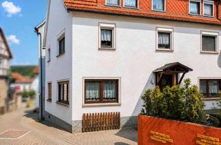 Doppelhaushälfte kaufen in 63619 Bad Orb, Modernisierte 7-Zimmer-Doppelhaushälfte mit PV-Anlage & Stellplatz in Bad Orber Altstadt