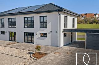 Haus kaufen in 95502 Himmelkron, Bezugsfertiger Neubau! Hochwertiges KfW 40+ Haus mit Garten, Südterrasse und Garage in ruhiger Lage