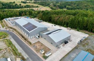 Gewerbeimmobilie mieten in 97769 Bad Brückenau, Lagerhallen und Außenfläche an der A7