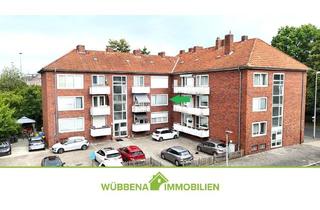 Anlageobjekt in 26721 Stadtzentrum, 3 Zimmer Wohnung mit Balkon, Stellplatz und Keller in City Lage von Emden zu verkaufen!