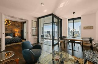 Wohnung kaufen in Hainer Weg 80, 60599 Sachsenhausen, Tower Life - Kapitalanlage oder Selbstnutzung - Stylische 2-Zimmer-Wohnung im Henninger Turm