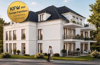 Wohnung kaufen in 01640 Coswig, KfW Förderung junge Familien! Erstbezug- Effizienz 55/ 4-Zimmer-Gartenwohnung/ indvdl. Planung mgl.!